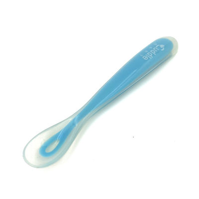 Vrije het Silicone Rubberlevering die van BPA Lepel Zacht voor Pasgeboren Baby voeden