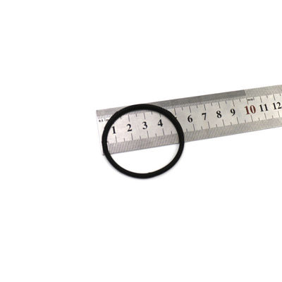 Zwarte dikte 3 mm siliconen haarbanden, praktische siliconen elastiekjes voor haar