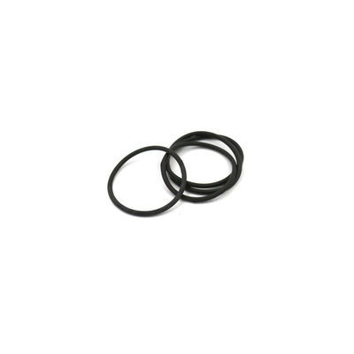 Zwarte dikte 3 mm siliconen haarbanden, praktische siliconen elastiekjes voor haar