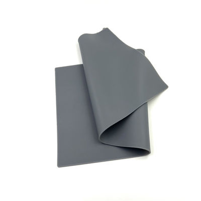 Grijze rekbare siliconenrubberplaat Dikte 2 mm Hoge temperatuur