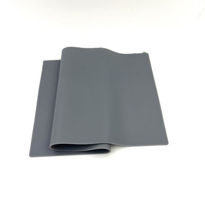 Grijze rekbare siliconenrubberplaat Dikte 2 mm Hoge temperatuur