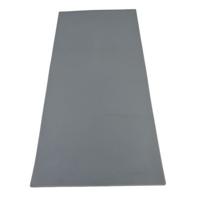 Grijze rekbare siliconenrubberplaat Dikte 2 mm Hoge temperatuur