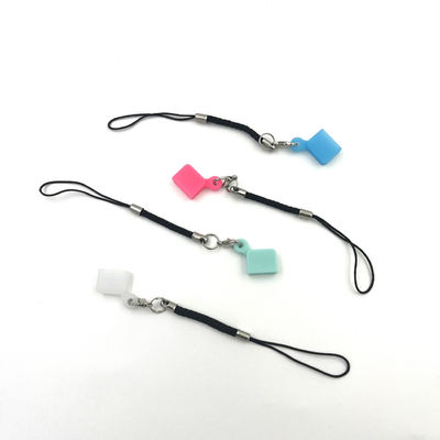 Onschadelijke draagbare siliconen USB-hoes Anti-stof Rood Blauw Wit Kleur