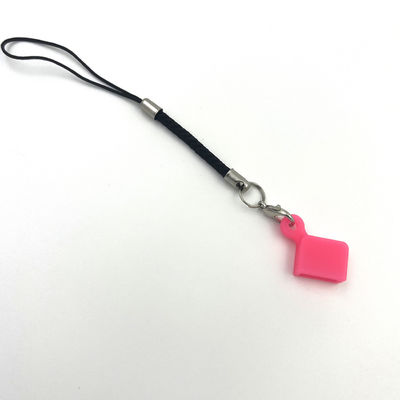 Onschadelijke draagbare siliconen USB-hoes Anti-stof Rood Blauw Wit Kleur