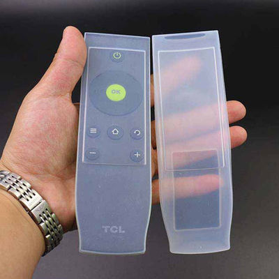 De Afstandsbedieningdekking/Geval/Koker van TV van het anti-schok Waterdichte Stofdichte Duidelijke Silicone TCL