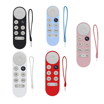 Veelkleurige niet-giftige siliconen afstandsbediening, stofdicht voor Google TV