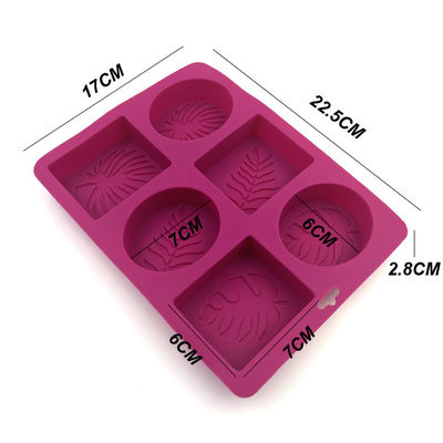 Niet-giftige praktische siliconen zeepvorm hittebestendig 22,5x17x2,8cm
