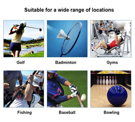 Multicolor elastische siliconen vingermouwen geurloos voor golf