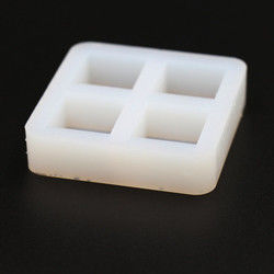 Geurloos Silicone Vierkant Ijsblokje Multifunctioneel Tray Block Mold 60x60x15mm