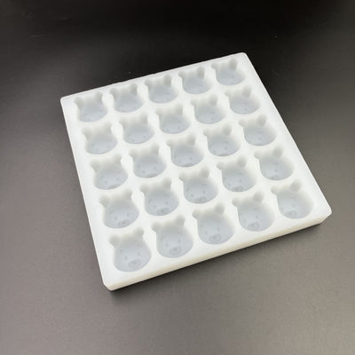 Herbruikbare geurloze siliconen harde snoepvormen, praktische gummibeervormen met 25 holtes