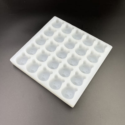 Herbruikbare geurloze siliconen harde snoepvormen, praktische gummibeervormen met 25 holtes