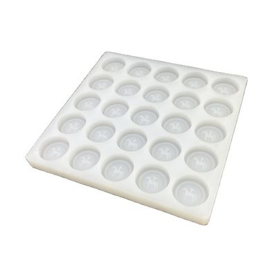 Ronde ijs siliconen snoepvorm dienbladen herbruikbaar 25 holtes diameter 35 mm
