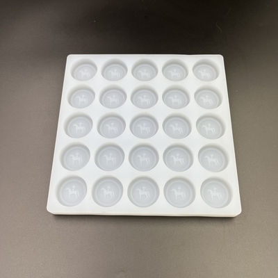 Ronde ijs siliconen snoepvorm dienbladen herbruikbaar 25 holtes diameter 35 mm