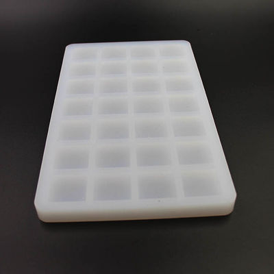 Transparante Chocolade Siliconen Snoepvorm 28 Holten 26x16x1.5cm