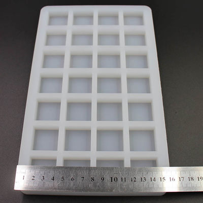Transparante Chocolade Siliconen Snoepvorm 28 Holten 26x16x1.5cm