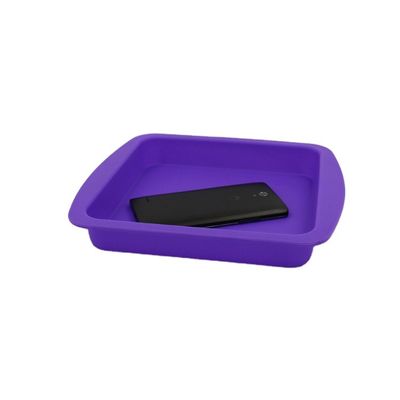 De vierkante Duurzame Vorm Pan Anti Falling Multicolor van de Siliconecake