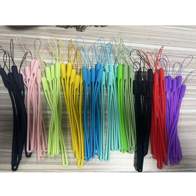 De draagbare Wasbare Riem van de Siliconetelefoon, Lengte 19cm de Telefoonsleutelkoord van de Siliconecel