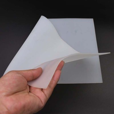 Melkachtig Wit Siliconen Rubber Plaat Warmte Isolatie Dikte 0.1mm 0.2mm 1mm