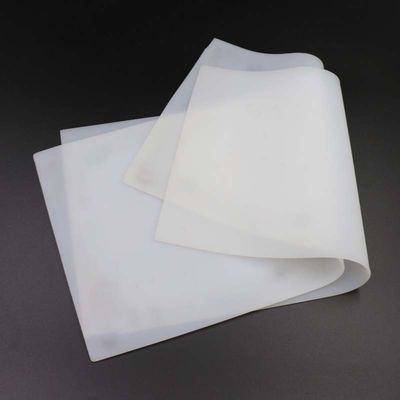 Melkachtig Wit Siliconen Rubber Plaat Warmte Isolatie Dikte 0.1mm 0.2mm 1mm