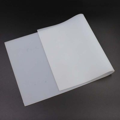 Melkachtig Wit Siliconen Rubber Plaat Warmte Isolatie Dikte 0.1mm 0.2mm 1mm