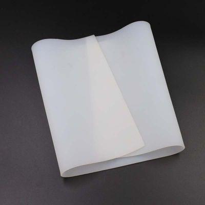 Melkachtig Wit Siliconen Rubber Plaat Warmte Isolatie Dikte 0.1mm 0.2mm 1mm