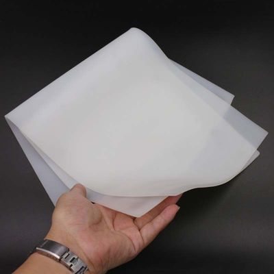 Melkachtig Wit Siliconen Rubber Plaat Warmte Isolatie Dikte 0.1mm 0.2mm 1mm