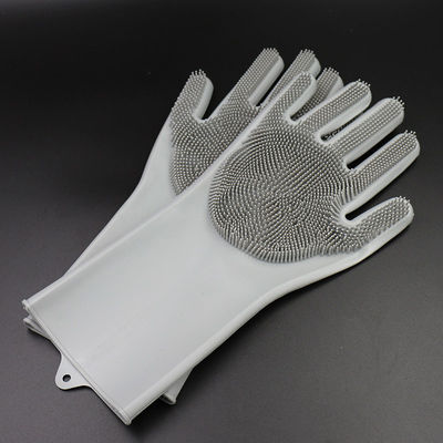 Handschoenen van de de Schotelwas van het keuken de Veelkleurige Silicone, Handschoenen van de het Siliconehand van Eco de Vriendschappelijke