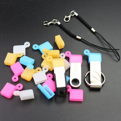 Geurloze oliebestendige siliconen USB-poortafdekking, draagbare USB-siliconen dop