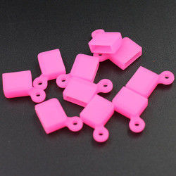 Geurloze oliebestendige siliconen USB-poortafdekking, draagbare USB-siliconen dop