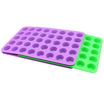 De opnieuw te gebruiken niet Stok van de Vorm Hittebestendige 40 Holten van de Siliconecake