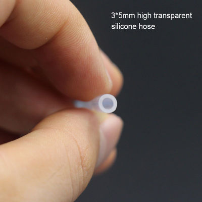 Medical Harmless White Silicone Hose Tube Lightweight Sturdy