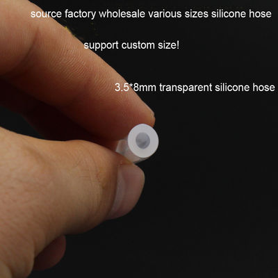 Medical Harmless White Silicone Hose Tube Lightweight Sturdy