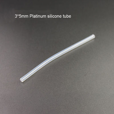 Geurloze Transparante Pijp van de Siliconeslang 2x4mm 3x5mm Uitzetbare 5x7mm