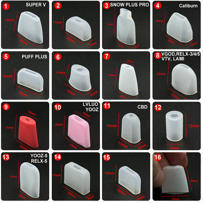 Beschikbaar de Druppeluiteinde van 810 510 Silicone Rubberlevering Duurzaam voor e-Sigaret